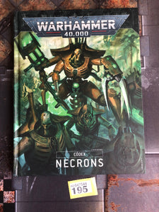 (Spanish / Español) Warhammer 40k 9th Edition Códex: Necrones  - Secondhand - Y195