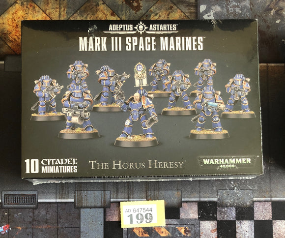 Warhammer 40k / Horus Heresy - Mark III Space Marines New in Box - Y199