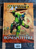 Warhammer Age Of Sigmar Destruction Battletome: Bonesplitterz - Hardback 2016. W181