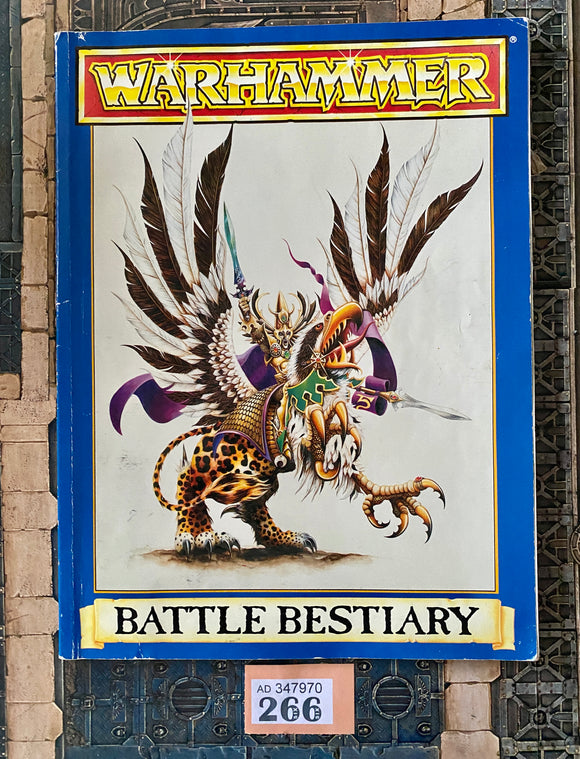 Games Workshop Warhammer Fantasy Battle Bestiary Book 1993 OOP O266