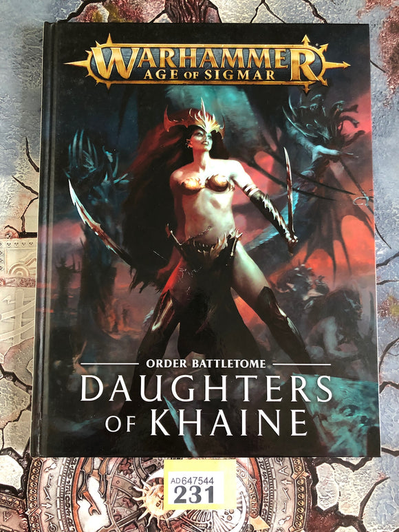 Warhammer Age of Sigmar -Daughters of Khaine Battletome - Y231