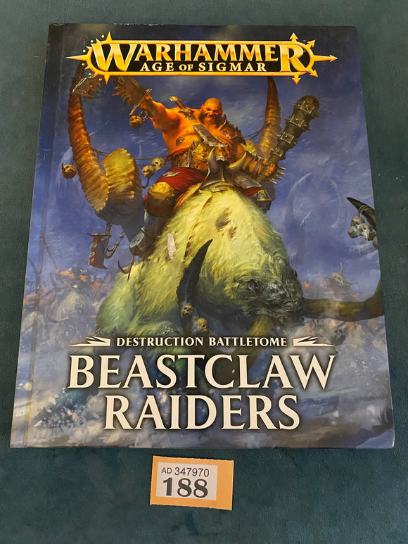 Warhammer Age of Sigmar Beastclaw Raiders Destruction Battletome O188