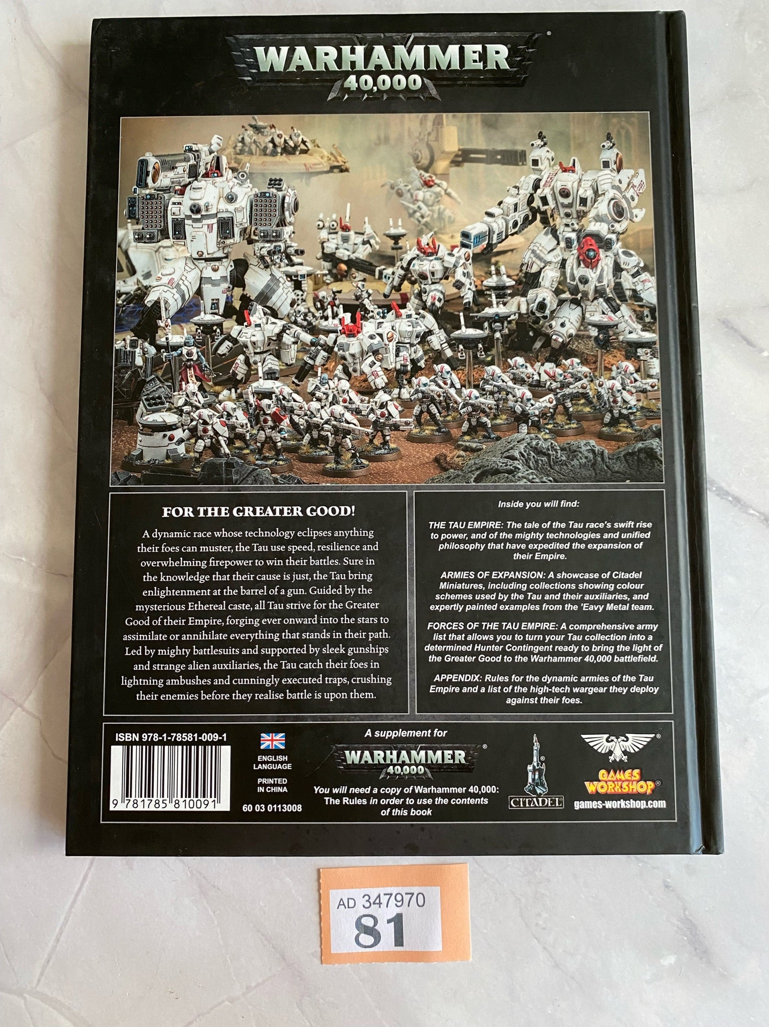 Warhammer 40k 7th Edition Tau Empire Codex 7th Edition O81