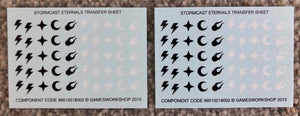 Age of Sigmar Stormcast Eternals Transfer / Decal Sheets x 2