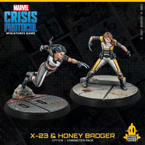 Marvel Crisis Protocol: X-23 & Honey Badger - Pre-Order - Expected Release: 11-02-2022