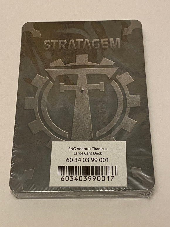 Games Workshop Adeptus Titanicus Strategem & Missions/Tactics Cards