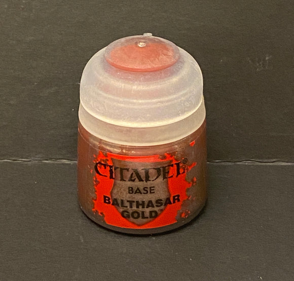 Citadel Paint Base Balthasar Gold (12ml) - New and Sealed