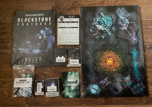 Blackstone Fortress Rules (Rulebook, Board, Dice & other Accessories)